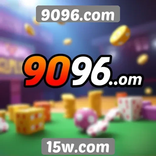 Desempenho do site 9096.com no setor de jogos